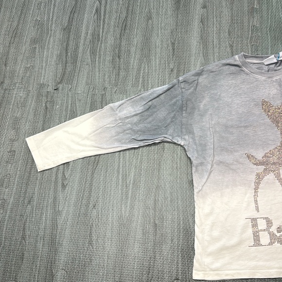 Zara Disney Classics Bambi Ombré Long Sleeved Tee - Girls Size 10 - Picture 3 of 10